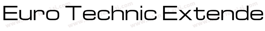Euro Technic Extended字体转换